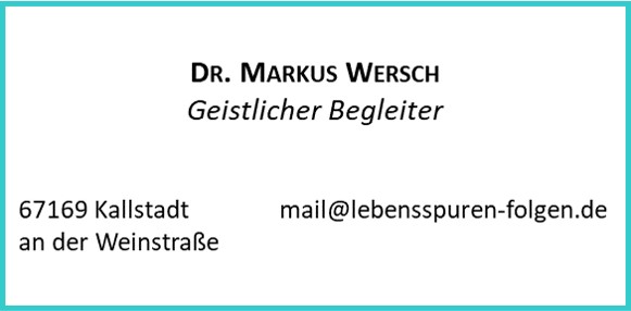 Kontaktkarte Markus Wersch